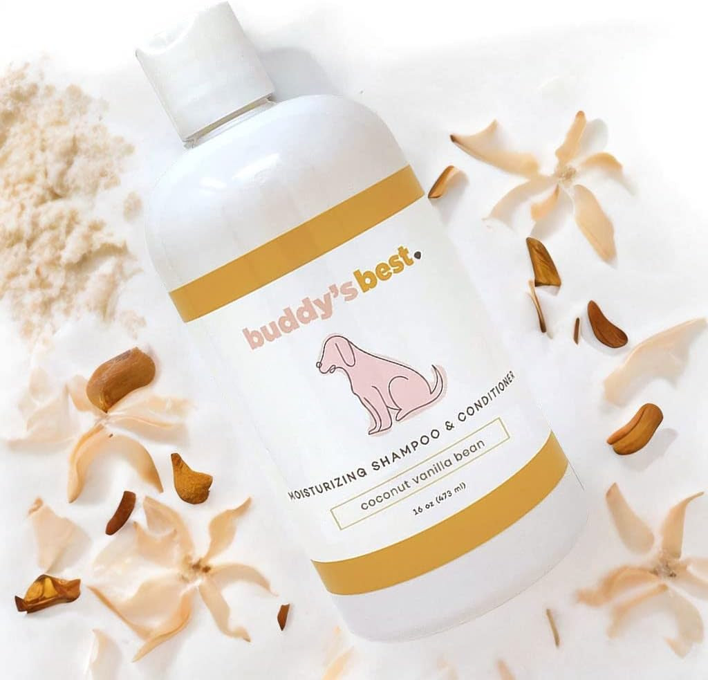 , Dog Shampoo and Conditioner in One - Hypoallergenic, Oatmeal Shampoo for Dogs with Sensitive Skin - Moisturizing Dog Wash